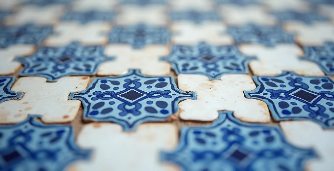 Luz difusa rebotando en las paredes blancas de las calles estrechas de la Judería al mediodía